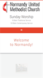 Mobile Screenshot of normandyumc.org
